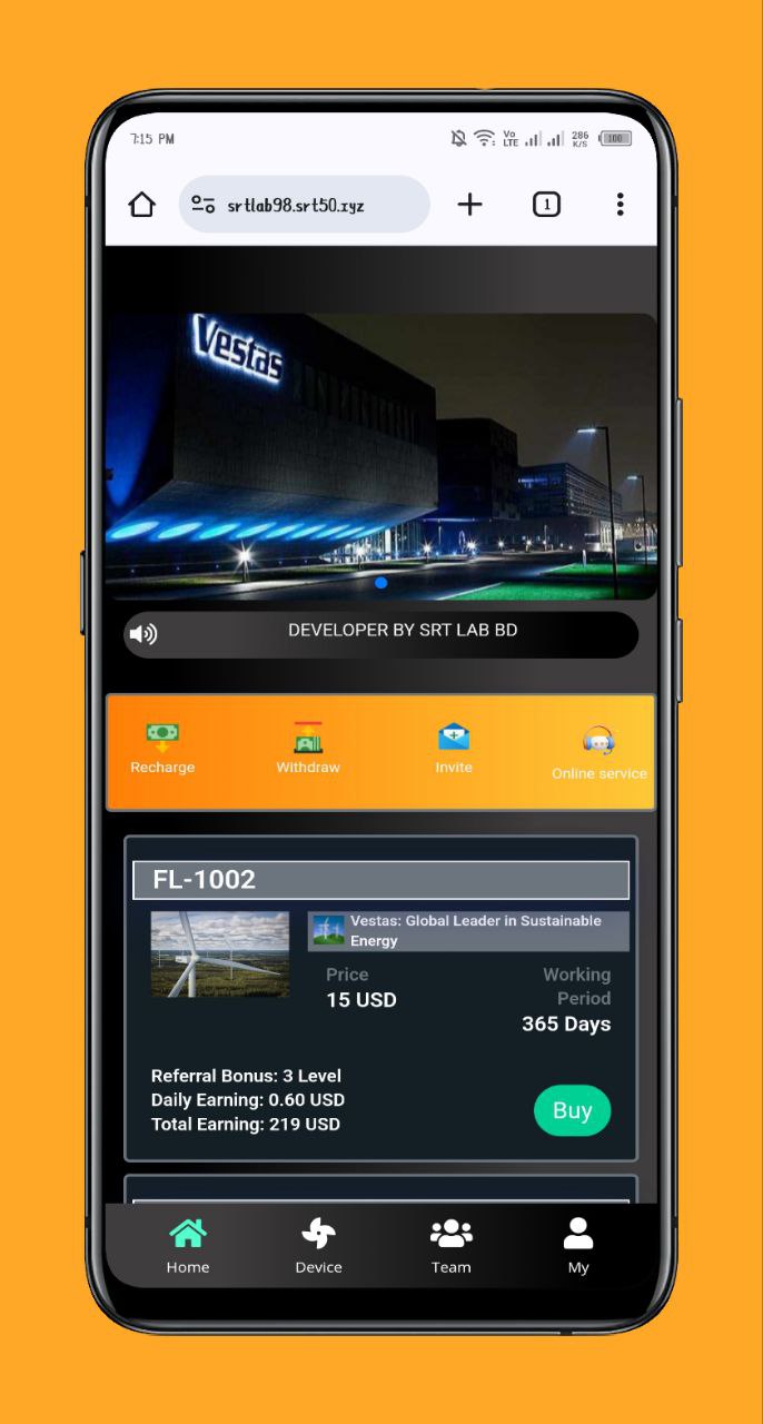 New Modify Investment System Website